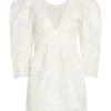 LoveShackFancy Faye Guipure Bridal Lace Minidress