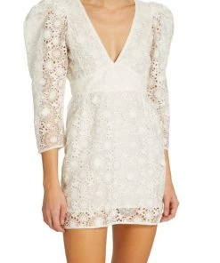 LoveShackFancy Faye Guipure Bridal Lace Minidress -LoveShackFancy And Billionaire Boys Club Sales unnamed file 104