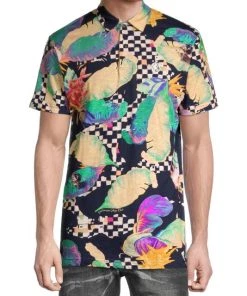Billionaire Boys Club Wild Leaf Polo Shirt For Men -LoveShackFancy And Billionaire Boys Club Sales unnamed file 1173