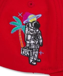 Billionaire Boys Club Parasio Astro Logo Snapback Hat For Men Red -LoveShackFancy And Billionaire Boys Club Sales unnamed file 1182