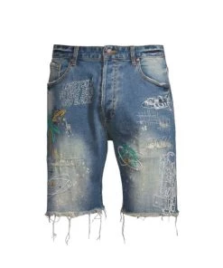 Billionaire Boys Club Explore Martian Denim Shorts For Men