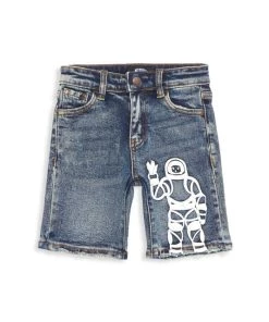 Billionaire Boys Club Little Boy's & Boy's Astronaut Greetings Shorts For Kids