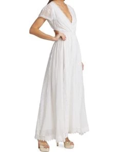 LoveShackFancy Vania Cut-Out Maxi Dress -LoveShackFancy And Billionaire Boys Club Sales unnamed file 143