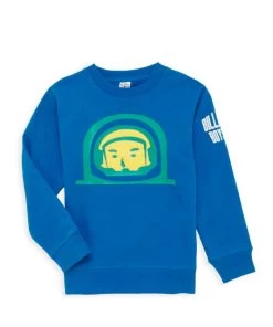 Billionaire Boys Club Little Boy's & Boy's Pilot Crew Graphic Sweater For Kids