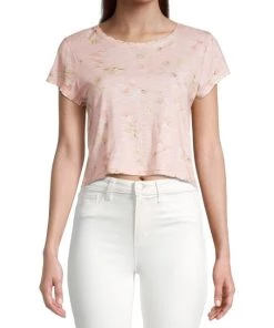 LoveShackFancy Rubin Cropped T-Shirt -LoveShackFancy And Billionaire Boys Club Sales unnamed file 194