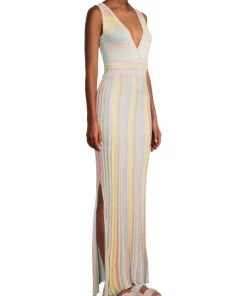 LoveShackFancy Mylene Striped Knit Maxi Dress -LoveShackFancy And Billionaire Boys Club Sales unnamed file 20