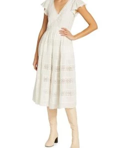 LoveShackFancy Abena Crochet Lace Midi Dress 9 LoveShackFancy Abena Crochet Lace Midi Dress -LoveShackFancy And Billionaire Boys Club Sales unnamed file 218