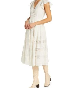 LoveShackFancy Abena Crochet Lace Midi Dress 10 LoveShackFancy Abena Crochet Lace Midi Dress -LoveShackFancy And Billionaire Boys Club Sales unnamed file 219