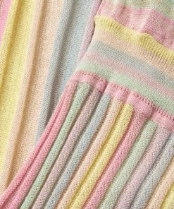 LoveShackFancy Mylene Striped Knit Maxi Dress -LoveShackFancy And Billionaire Boys Club Sales unnamed file 22