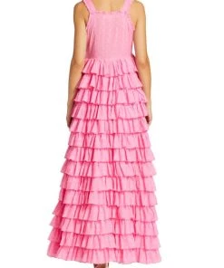 LoveShackFancy Idra Ruffle Gown -LoveShackFancy And Billionaire Boys Club Sales unnamed file 267