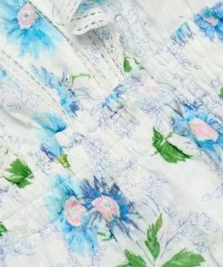 LoveShackFancy Natasha Ruffle-Shoulder Minidress -LoveShackFancy And Billionaire Boys Club Sales unnamed file 283