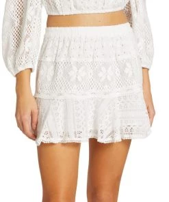 LoveShackFancy Diamond Lace Mini Skirt -LoveShackFancy And Billionaire Boys Club Sales unnamed file 286