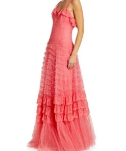 LoveShackFancy Sharelle Tiered Tulle Gown -LoveShackFancy And Billionaire Boys Club Sales unnamed file 322