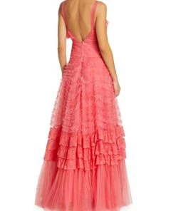LoveShackFancy Sharelle Tiered Tulle Gown -LoveShackFancy And Billionaire Boys Club Sales unnamed file 323