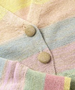 LoveShackFancy Asteria Stripe Crop Cardigan -LoveShackFancy And Billionaire Boys Club Sales unnamed file 337