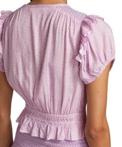 LoveShackFancy Toto Ruffle Tunic -LoveShackFancy And Billionaire Boys Club Sales unnamed file 343