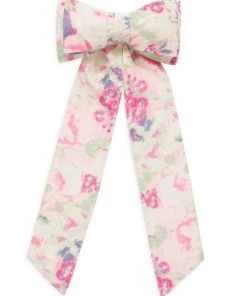 LoveShackFancy Lorna Floral Bow Barrette