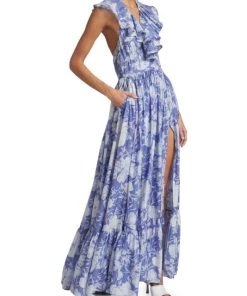 LoveShackFancy Marienette Halter Maxi Dress 10 LoveShackFancy Marienette Halter Maxi Dress -LoveShackFancy And Billionaire Boys Club Sales unnamed file 357