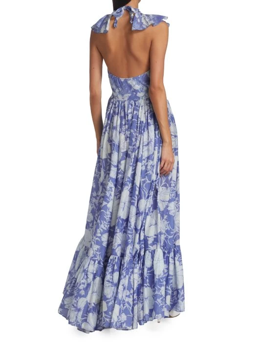 LoveShackFancy Marienette Halter Maxi Dress 5 LoveShackFancy Marienette Halter Maxi Dress - Image 5