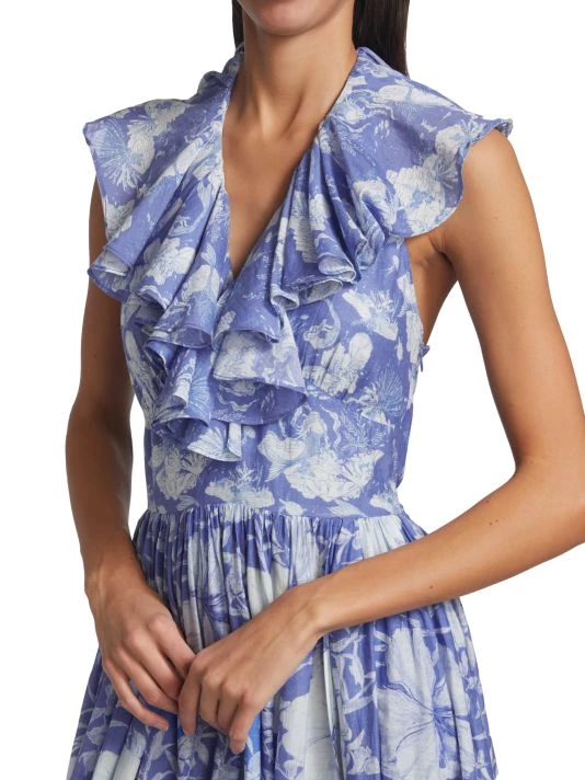 LoveShackFancy Marienette Halter Maxi Dress 6 LoveShackFancy Marienette Halter Maxi Dress - Image 6