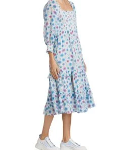 LoveShackFancy Miri Floral Midi-Dress 10 LoveShackFancy Miri Floral Midi-Dress -LoveShackFancy And Billionaire Boys Club Sales unnamed file 377