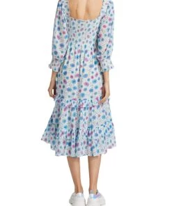 LoveShackFancy Miri Floral Midi-Dress 11 LoveShackFancy Miri Floral Midi-Dress -LoveShackFancy And Billionaire Boys Club Sales unnamed file 378