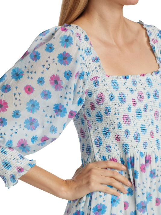 LoveShackFancy Miri Floral Midi-Dress 6 LoveShackFancy Miri Floral Midi-Dress - Image 6