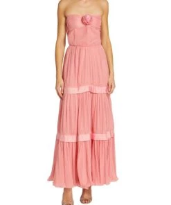 LoveShackFancy Teresa Tiered Strapless Dress -LoveShackFancy And Billionaire Boys Club Sales unnamed file 388