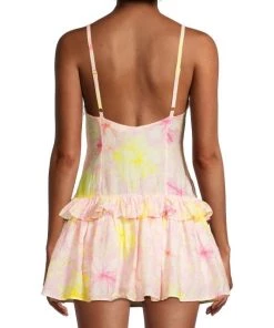 LoveShackFancy Fabienne Floral Ruffle Mini Dress 10 LoveShackFancy Fabienne Floral Ruffle Mini Dress -LoveShackFancy And Billionaire Boys Club Sales unnamed file 397