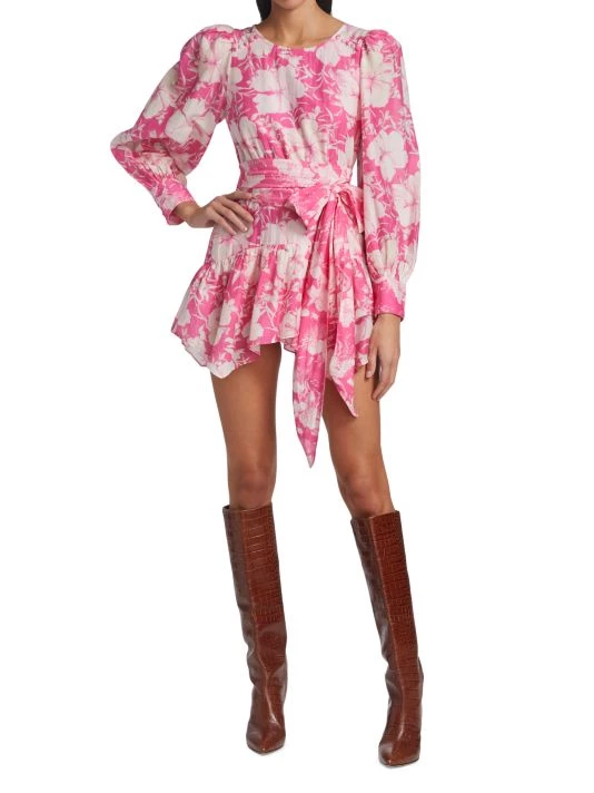 LoveShackFancy Teyana Belted Minidress 2 LoveShackFancy Teyana Belted Minidress - Image 2