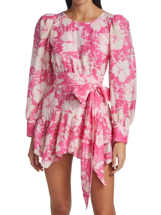 LoveShackFancy Teyana Belted Minidress 3 LoveShackFancy Teyana Belted Minidress - Image 3