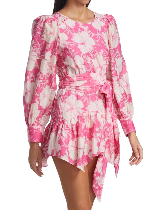 LoveShackFancy Teyana Belted Minidress 4 LoveShackFancy Teyana Belted Minidress - Image 4