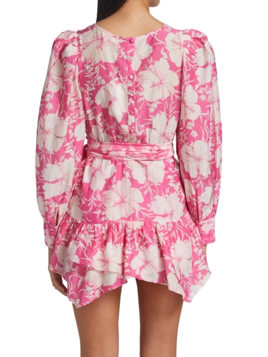 LoveShackFancy Teyana Belted Minidress 5 LoveShackFancy Teyana Belted Minidress - Image 5