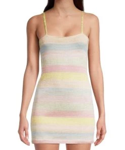 LoveShackFancy Lessie Striped Knit Mini Dress 8 LoveShackFancy Lessie Striped Knit Mini Dress -LoveShackFancy And Billionaire Boys Club Sales unnamed file 441