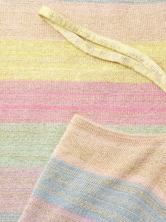 LoveShackFancy Lessie Striped Knit Mini Dress 6 LoveShackFancy Lessie Striped Knit Mini Dress - Image 6