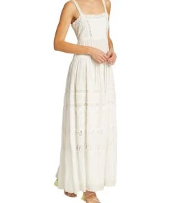 LoveShackFancy Camisha Lace-Trim Maxi Dress -LoveShackFancy And Billionaire Boys Club Sales unnamed file 448