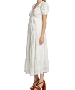 LoveShackFancy Nessie Dress -LoveShackFancy And Billionaire Boys Club Sales unnamed file 455