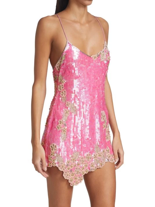 LoveShackFancy Meline Embellished Minidress 4 LoveShackFancy Meline Embellished Minidress - Image 4