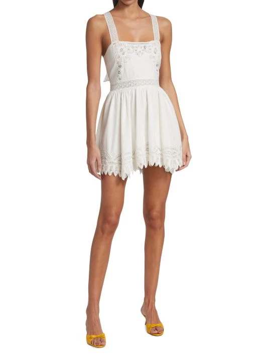 LoveShackFancy Tariah Lace Minidress 2 LoveShackFancy Tariah Lace Minidress - Image 2