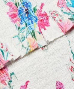 LoveShackFancy Jarrah Floral Smocked Cotton Minidress -LoveShackFancy And Billionaire Boys Club Sales unnamed file 50