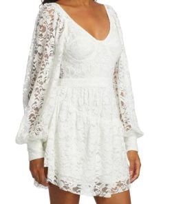 LoveShackFancy Alela Lace Minidress -LoveShackFancy And Billionaire Boys Club Sales unnamed file 519