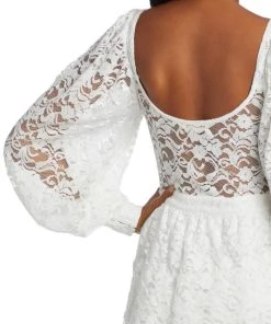 LoveShackFancy Alela Lace Minidress -LoveShackFancy And Billionaire Boys Club Sales unnamed file 521