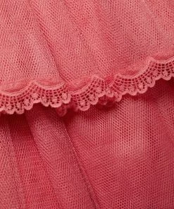 LoveShackFancy Zorina Lace-Trim Mesh Mini Dress -LoveShackFancy And Billionaire Boys Club Sales unnamed file 529