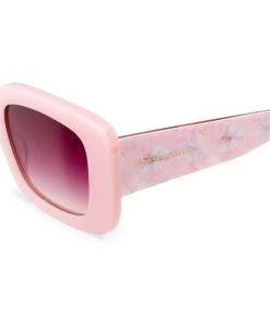 LoveShackFancy Arietta 52MM Rectangle Sunglasses Blushing Quartz -LoveShackFancy And Billionaire Boys Club Sales unnamed file 532