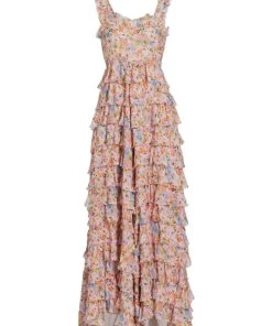 LoveShackFancy Idra Ruffle Dress