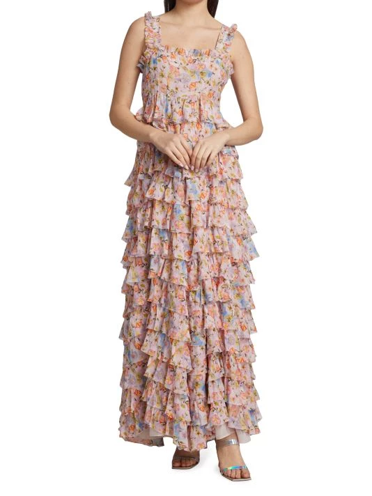 LoveShackFancy Idra Ruffle Dress 3 LoveShackFancy Idra Ruffle Dress - Image 3