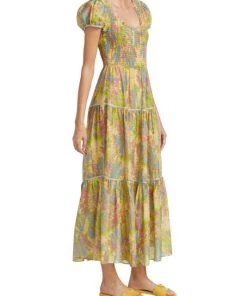 LoveShackFancy Elisabelle Floral Maxi Dress -LoveShackFancy And Billionaire Boys Club Sales unnamed file 547