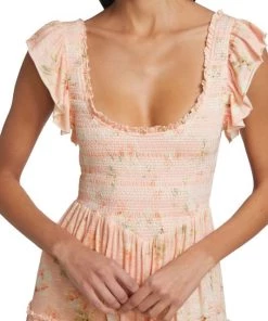 LoveShackFancy Chessie Smocked Maxi Dress 12 LoveShackFancy Chessie Smocked Maxi Dress -LoveShackFancy And Billionaire Boys Club Sales unnamed file 556