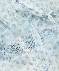 LoveShackFancy Carlyle Shoulder-Tie Lace-Trim Tiered Midi Dress -LoveShackFancy And Billionaire Boys Club Sales unnamed file 56