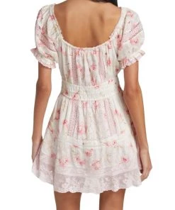 LoveShackFancy Lilium Puff-Sleeve Minidress -LoveShackFancy And Billionaire Boys Club Sales unnamed file 562